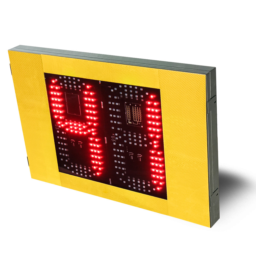Solar LED Radar Feedback Sign with Weatherproof IP54 and Painted Iron Board