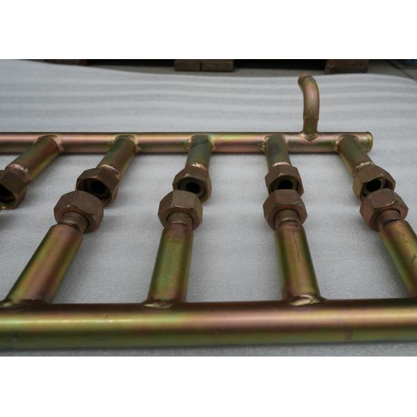 Main Distributing Water Pipe for Zoomlion Sweeper-Washers – 8 Branches, Stainless Steel