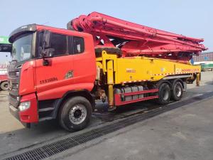 Wholesale Refurbished 62 Meter Concrete Pump Concrete Pouring Trucks 2021 Year from china suppliers