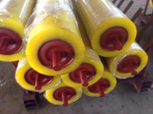 Wholesale Hot Sell Wear Resistant Belt Conveyor Rubber Coated Rollers from china suppliers