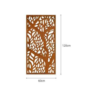 Wholesale Customization Metal Garden Products Corten Steel Decorative Screen High Strength from china suppliers