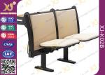 Oval Steel Tube Folding School Desk And Chair , Classroom Desks And Chairs