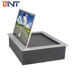 Smart Office Use Conference Room Motorized Monitor Lift With 15.6 Inch Touch