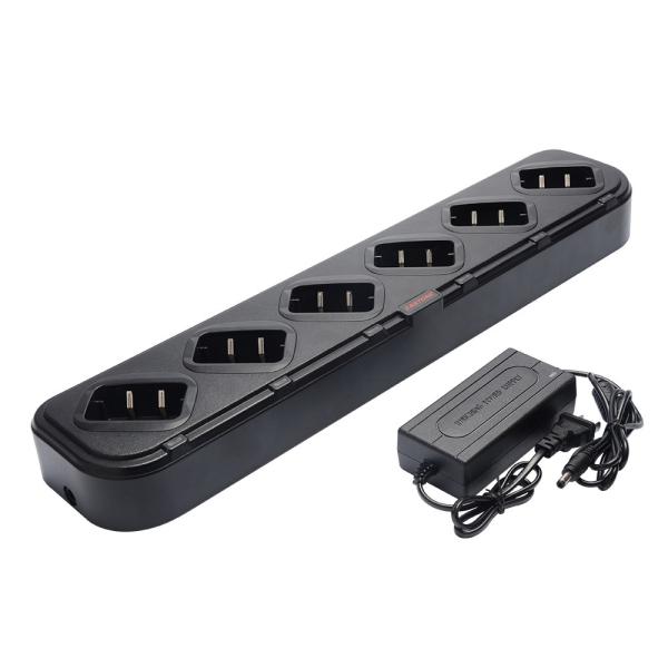 Baofeng 888s Replaceable Walkie Talkie Battery Pack Slot Type 6 Way Multi Unit