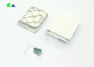 Wholesale 1 2 Ports FTTH Products Fiber Optic Enclosures Wall Mount Termination Box from china suppliers