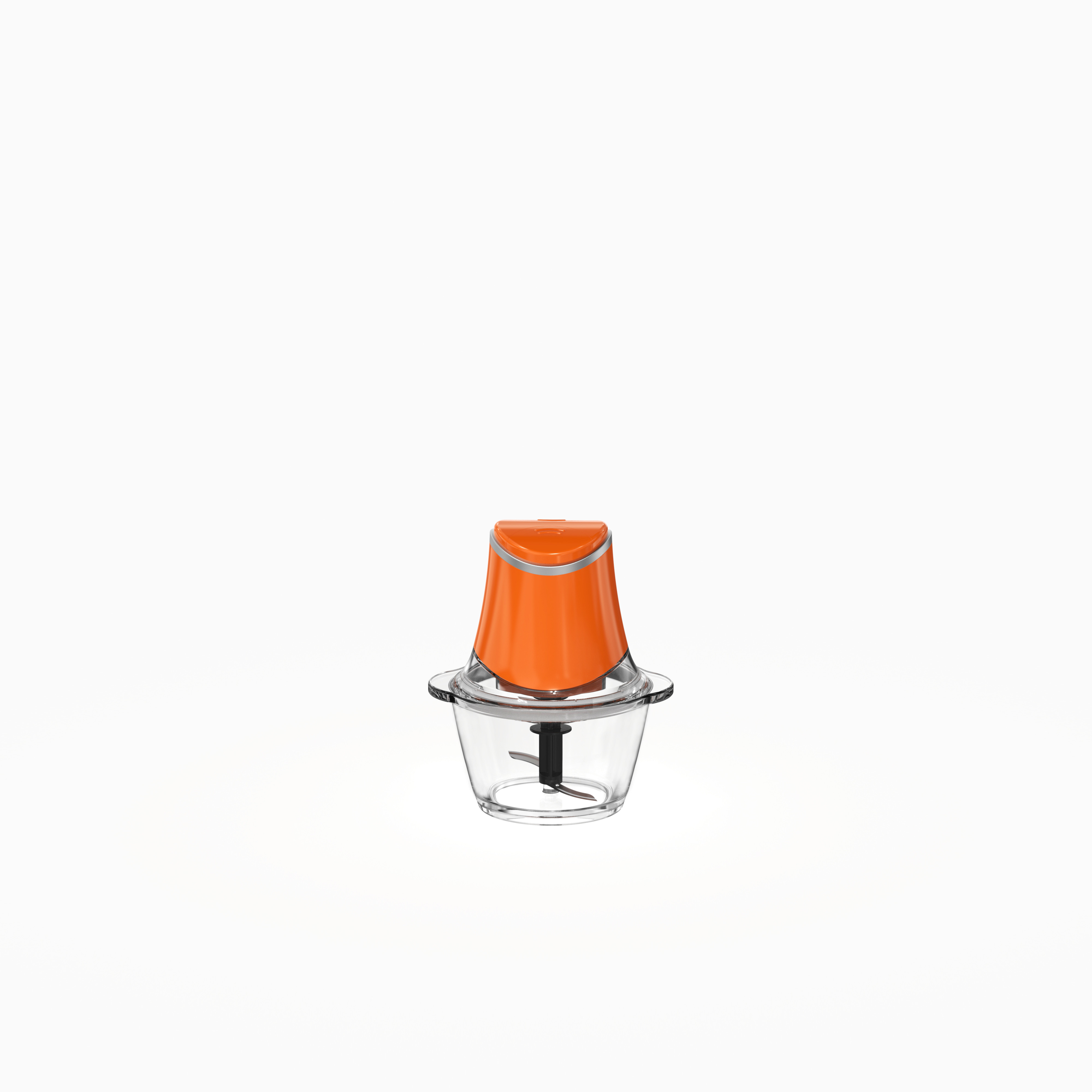 Durable Powerful Mini Food Processor 300W With 1.2L Glass Bowl