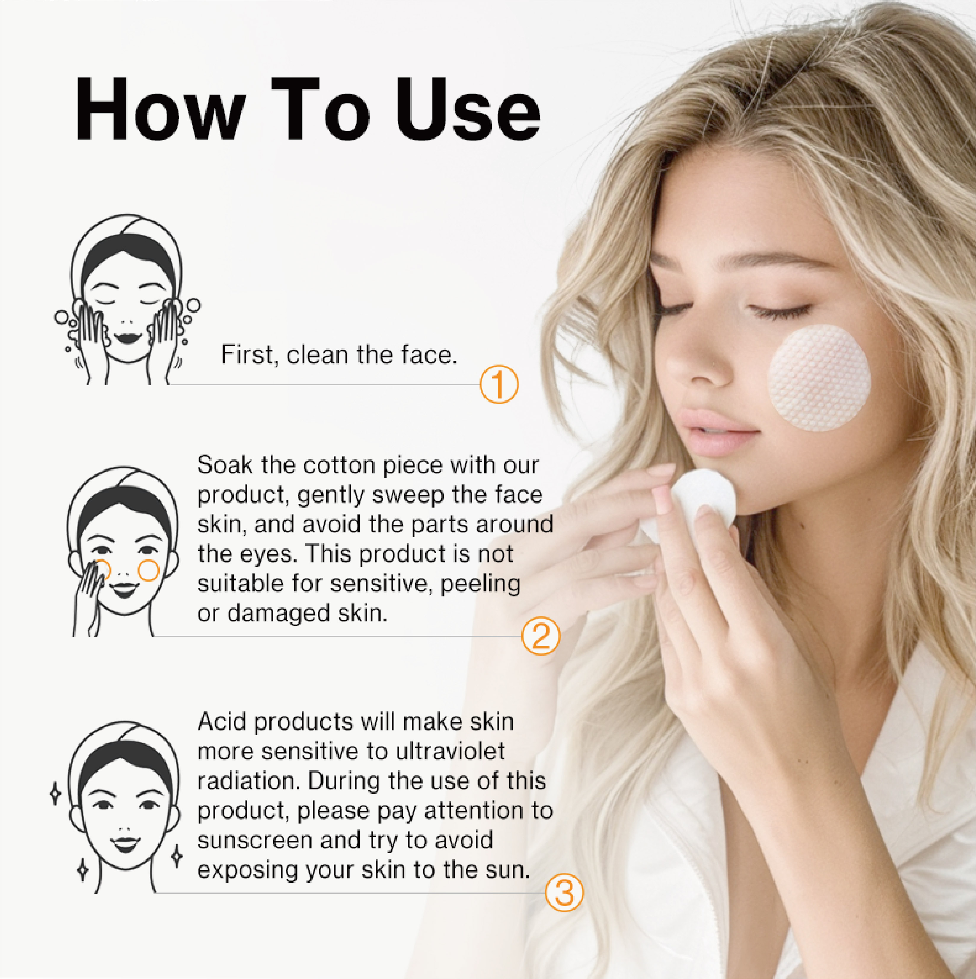 Hot Selling 7% Glycolic Acid Exfoliating Toner Acne Removal Face Skin Care Toner Private Label Glycolic Exfoliating Toner