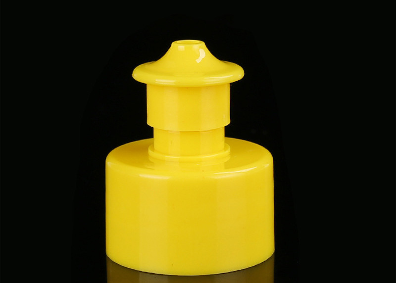Non Spill Flip Top Plastic Bottle Caps High Strength Heat Resistant