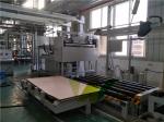Two Sides Short Cycle Melamine Laminating Hot Press Machine High Performance