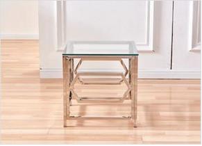 Wholesale European Modern Wrought Iron Odm Square Coffee Side Table 50cm High from china suppliers