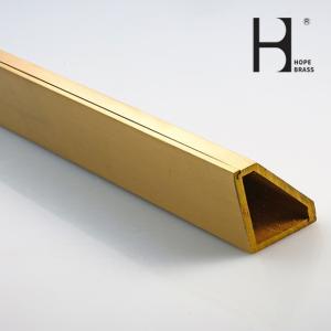 Wholesale Customised Copper Alloy Custom Extruded Profiles / Decorative Copper Profiles Brass Extrusion Profiles Manufacturer ODM from china suppliers