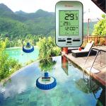 Waterproof Solar Swimming Pool Thermometer For Indoor And Outdoor Weighing 0.5KG