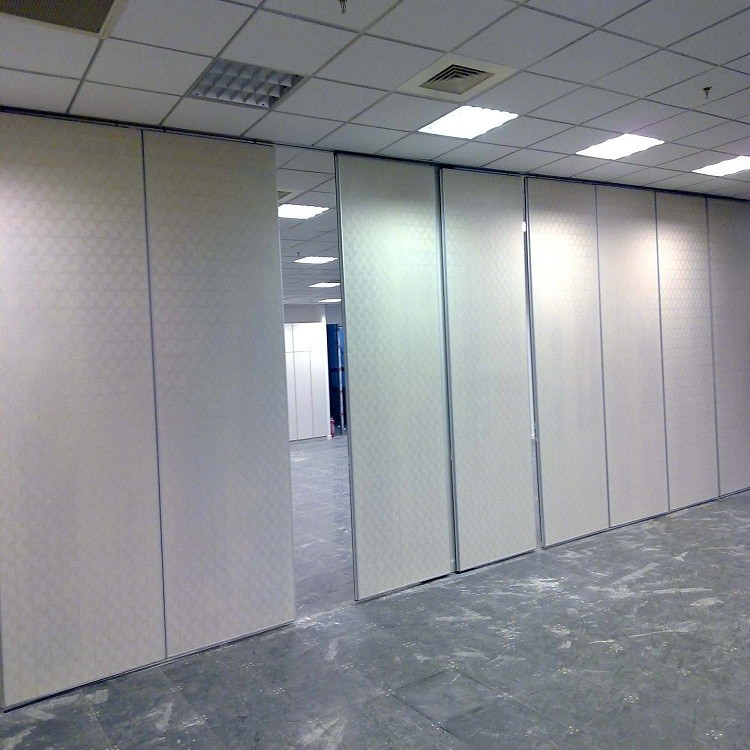 Melamine Wooden Movable Operable Acoustic Partition Wall For Art Gallery