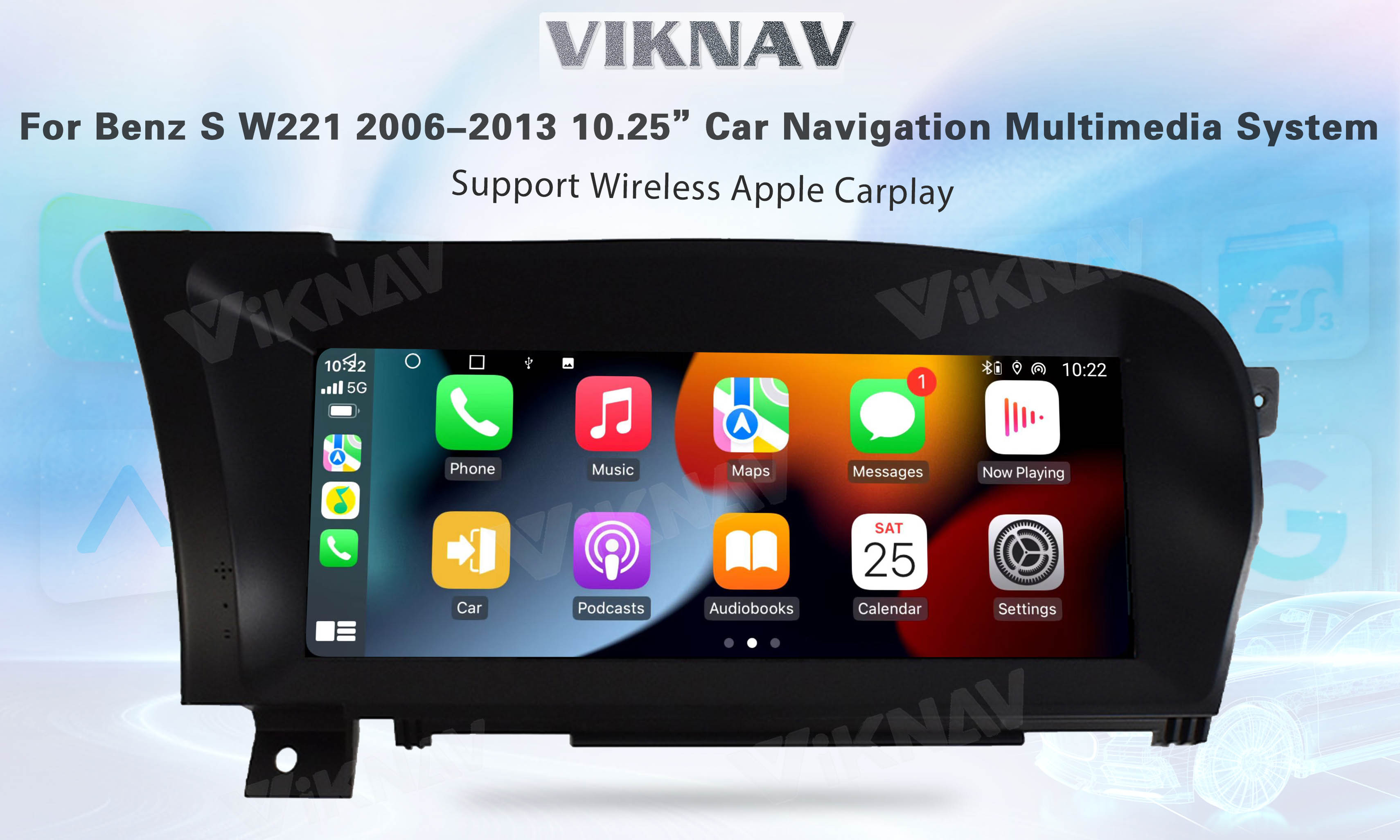 Mercedes Benz S CLASS W221 Android Screen 2006-2013 Multimedia GPS Navigation