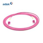 Duplex OM4 Fiber Optic Patch Cord For Telecom Network LC-LC/UPC 50/125um