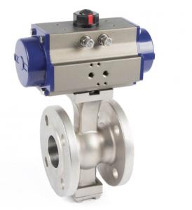 Wholesale 2 Inch V Type Ball Valve Full Port Pneumatic Actuators Electric Actuators from china suppliers