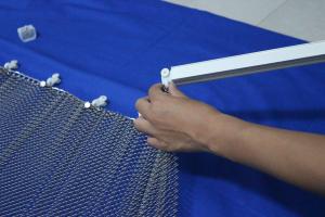 Wholesale Painting Aluminum Hanging Metal Coil Drapery / Curtain Product 1.5mm from china suppliers
