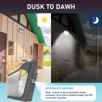 OEM Slim LED Wall Pack Light 30W 40W 60W 80W 120W 3CCT Adjustable IP65