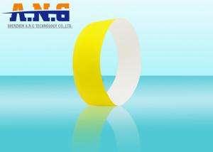 Wholesale Tyvek Disposable Rfid Wristbands For Events / 2G Hospital Strong Rfid Bracelet from china suppliers