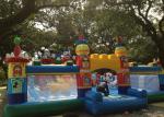 Huge Disney Inflatable Fun City Waterproof 16 X 9m For 3 - 15 Years Old Children