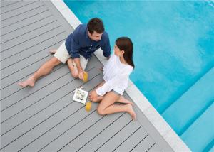 Wholesale Grey WPC Composite Decking Board / Outdoor Floor Decking Tiles from china suppliers