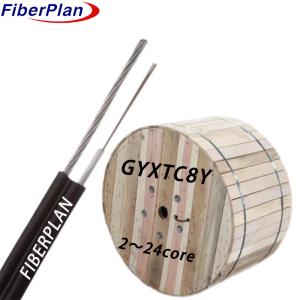 Wholesale GYXTC8Y Aerial Fiber Optic Cable With Central Loose Tube Design from china suppliers