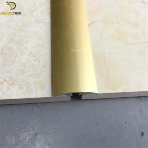Wholesale Matt Light Gold Flooring Threshold Strips , Metal Floor Trim 2500mm Length from china suppliers