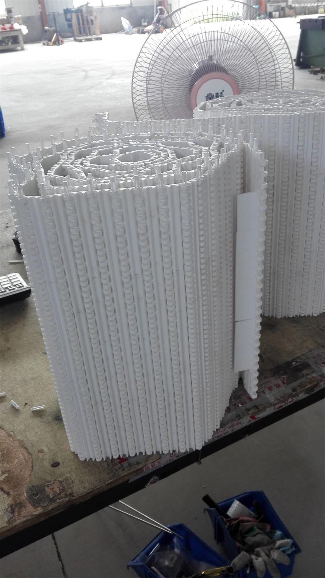 Plastic Modular Belt Raised Rib 4809 Straight Running Conveyor Belt