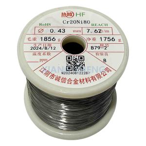 Wholesale Cr20Ni80/80Ni20Cr/NiCr8020 High-Performance Alloy for Industrial Furnace Components from china suppliers