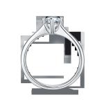 9K With Silver Mosaic Moissanite Jewelry Minimalist Lady Ring