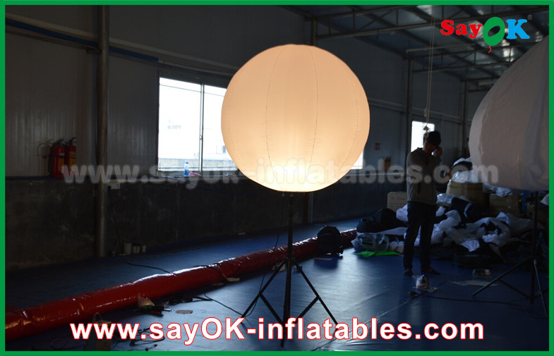 Decorative Lighted Balloons / Inflatable Lighting Decoration For Party And Advertising