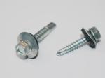 C1022 Steel Self Tapping Drywall Screws With EPDM Bonded Washer DIN 7504 Hex