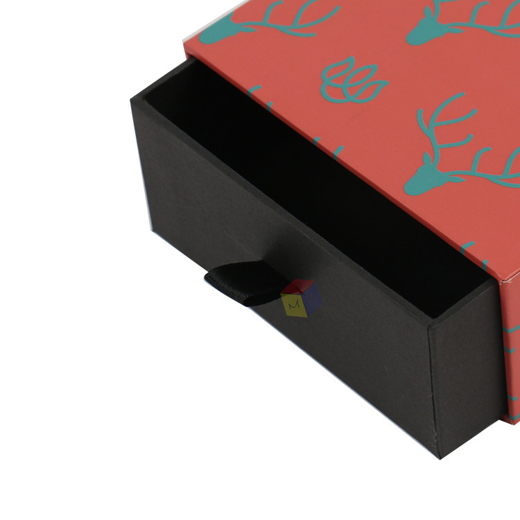 Wholesale Custom Logo Printed Rigid Cardboard Paper Design Sliding Drawer Gift Boxes Packaging