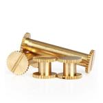 Album Menu Wallet Brass Solid Binding Knurled Chicago Screw with INCH Measuremen