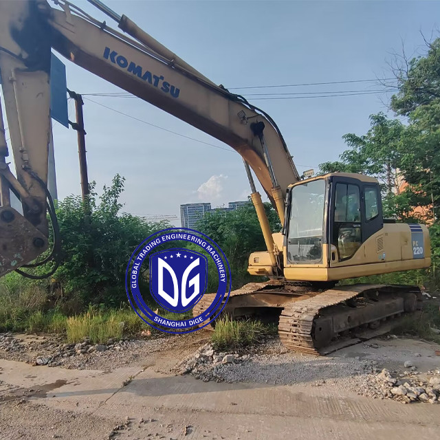 Original 22 Ton Komatsu Excavator PC220-7 Origin From Japan Ergonomic Controls