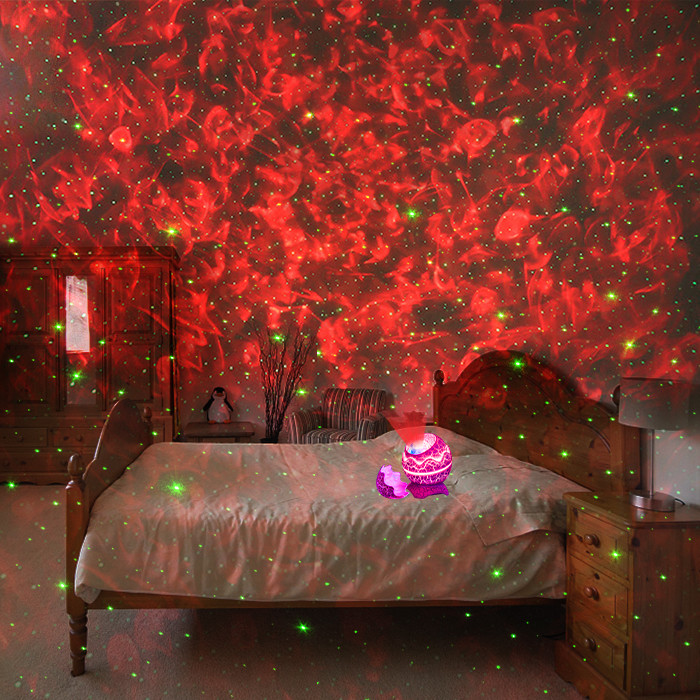 ROHS Ceiling Dinosaur Egg Star Projector With White Noise Music Player