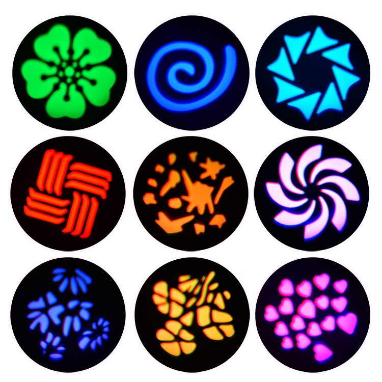 Customize Glass 200 Led Gobo Projector Light 4500lm 7500K DMX512