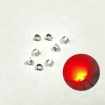 Red Color 620-630nm 3528 SMD LED 4000-6000mcd Ball Head 30deg Transparent 80mW