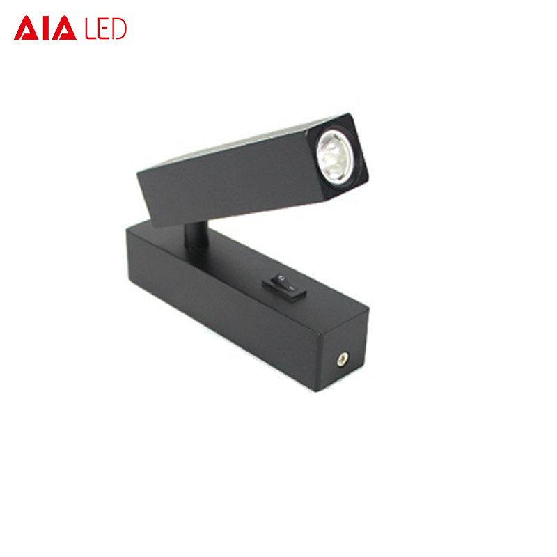 hotel led flexible bedside reading wall light usb led reading lamp/led book wall light