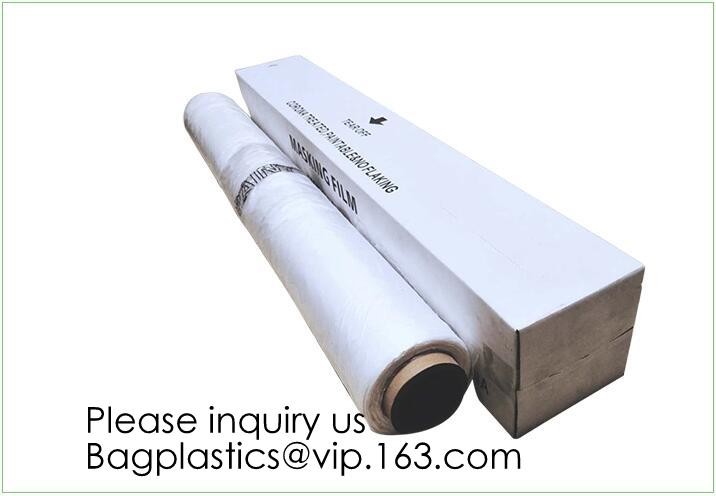 Clear Plastic Sheeting 10 Micron 20 x 250ft – Transparent Protective Masking Film – Automotive Painting & More, bagease