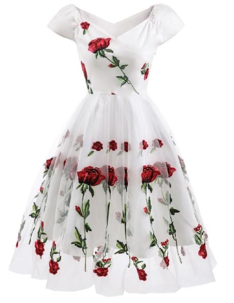 Low Minimum Clothing Manufacturer Women'S Evening Off Shoulder Sleeveless Lace