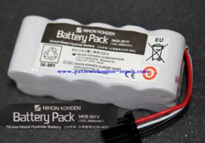 Wholesale Original NIHON KOHDEN Defibrillator Battery NKB-301V 12v 2800mAh from china suppliers