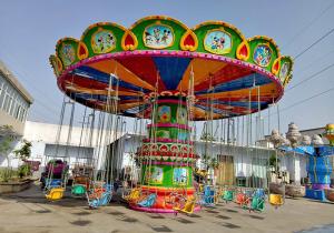 Wholesale Glass Fiber Reinforced Plastic Flying Swing Ride 220V / 380V Voltage For Children from china suppliers