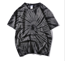 Anti Wrinkle Casual Oversized Tie Dye T Shirt 100% Cotton Jersey Fabric