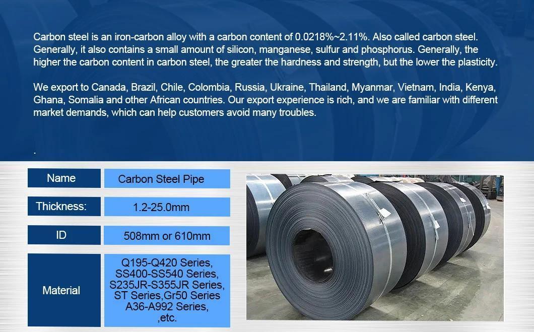 Low Price 0.1mm 0.5mm High Low Carbon Black Steel Coil for Building Material
