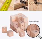 Educational Square Cube Rainbow Magnetic Blocks 10pc 2X2X2cm Wooden