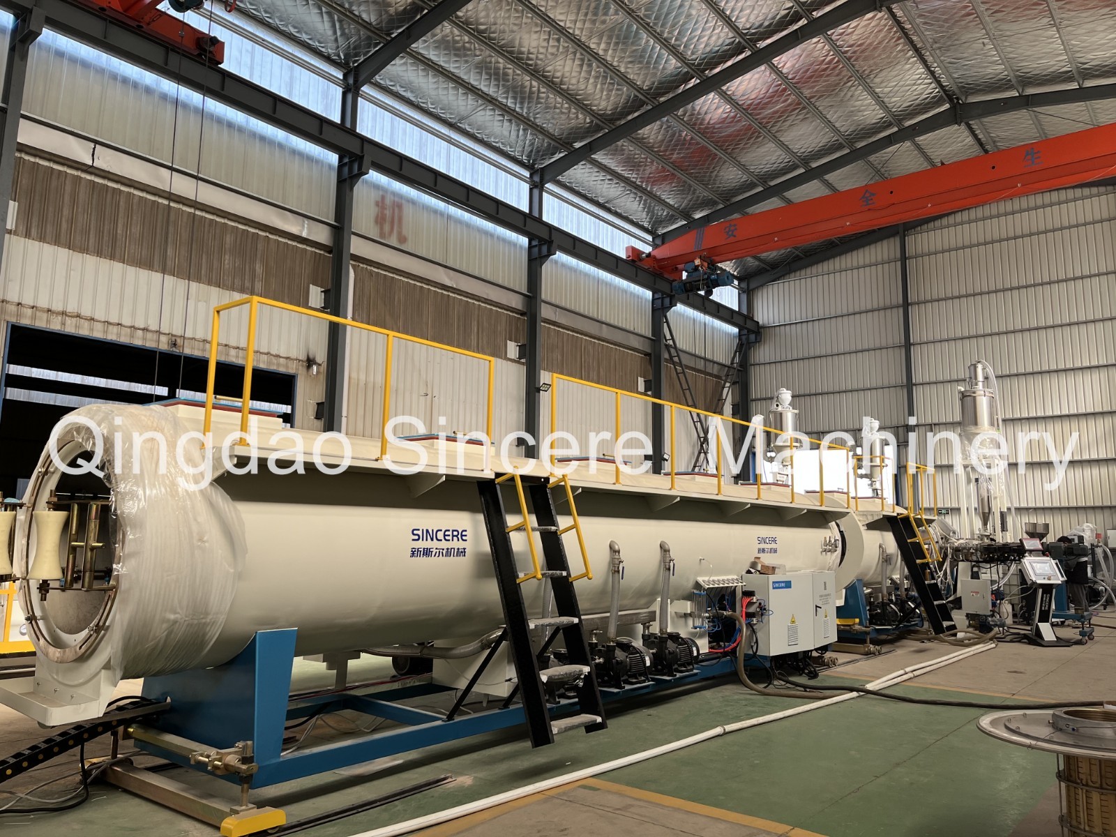 Large Diameter PE PP PPR Plastic Pipe Production Line Extrusion Machine