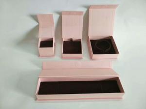 Wholesale Natural Color Jewelry Paper Boxes Flip Top Bangle Storage With Magnetic Catch from china suppliers