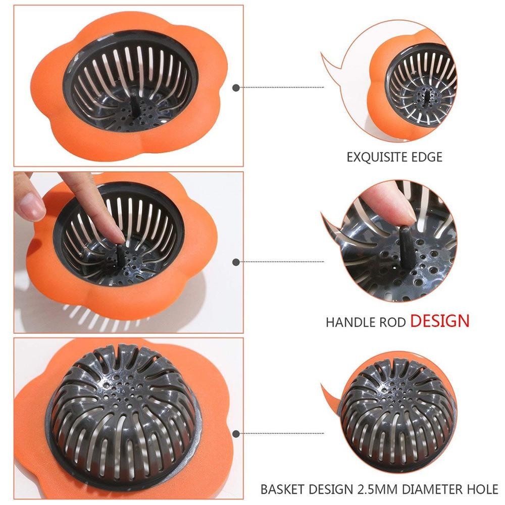 Flower Shape Plastic Bathroom Floor Drain Home Bathroom Accessories