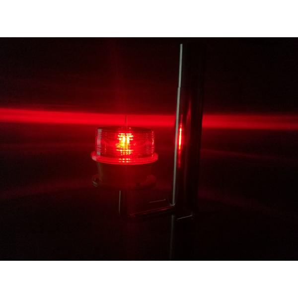 Solar Powered Led Marine Navigation Lights Photocell GPS Lantern Full Sealed Structure